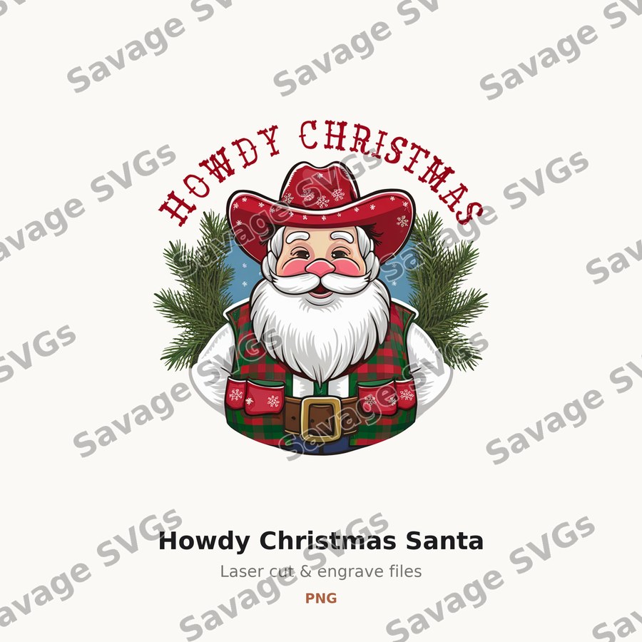 Howdy Christmas Santa
