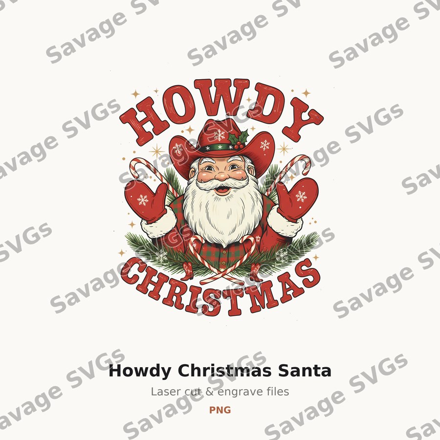 Howdy Christmas Santa