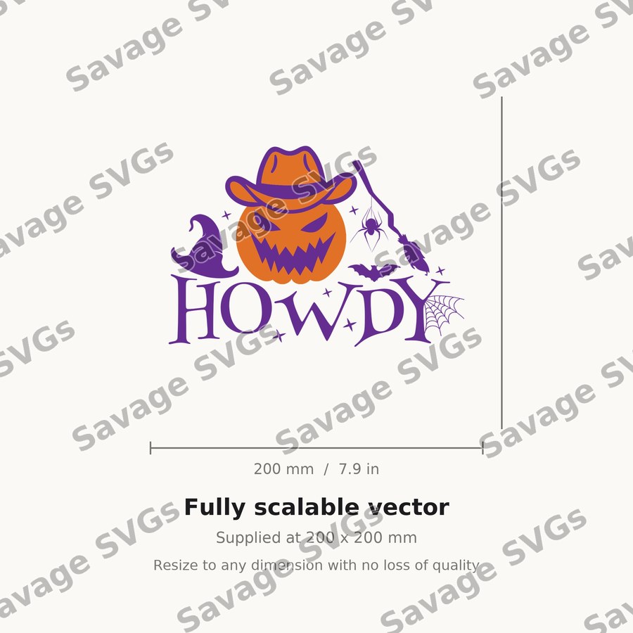 Howdy Halloween Pumpkin