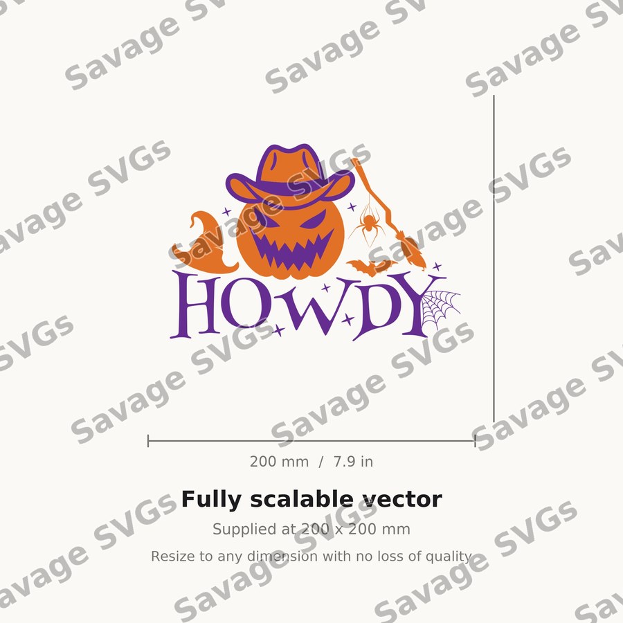 Howdy Halloween Pumpkin