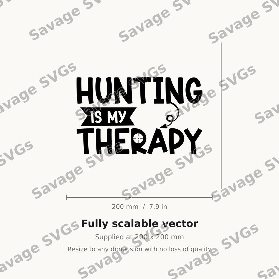 Hunting Is My Therapy