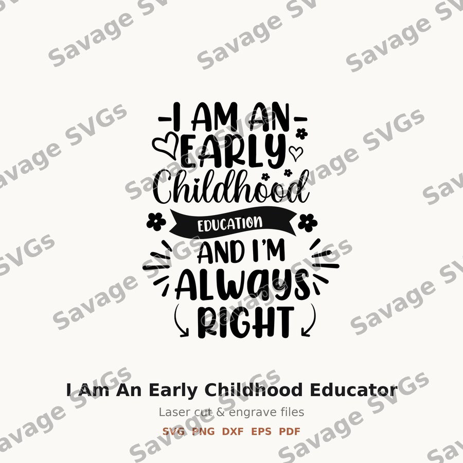 I Am An Early Childhood Educator