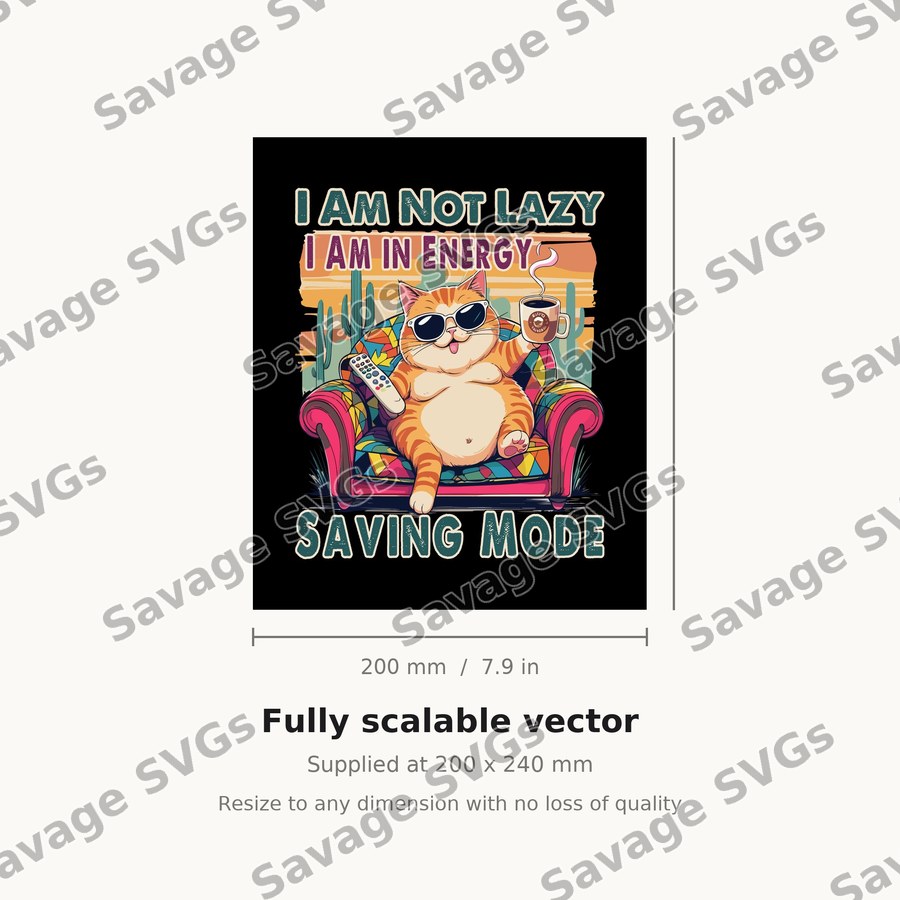 I Am Not Lazy Saving Mode