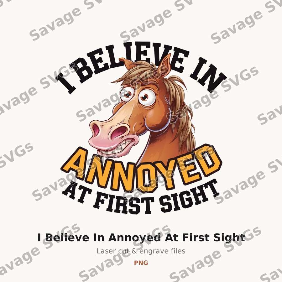 I Believe In Annoyed At First Sight