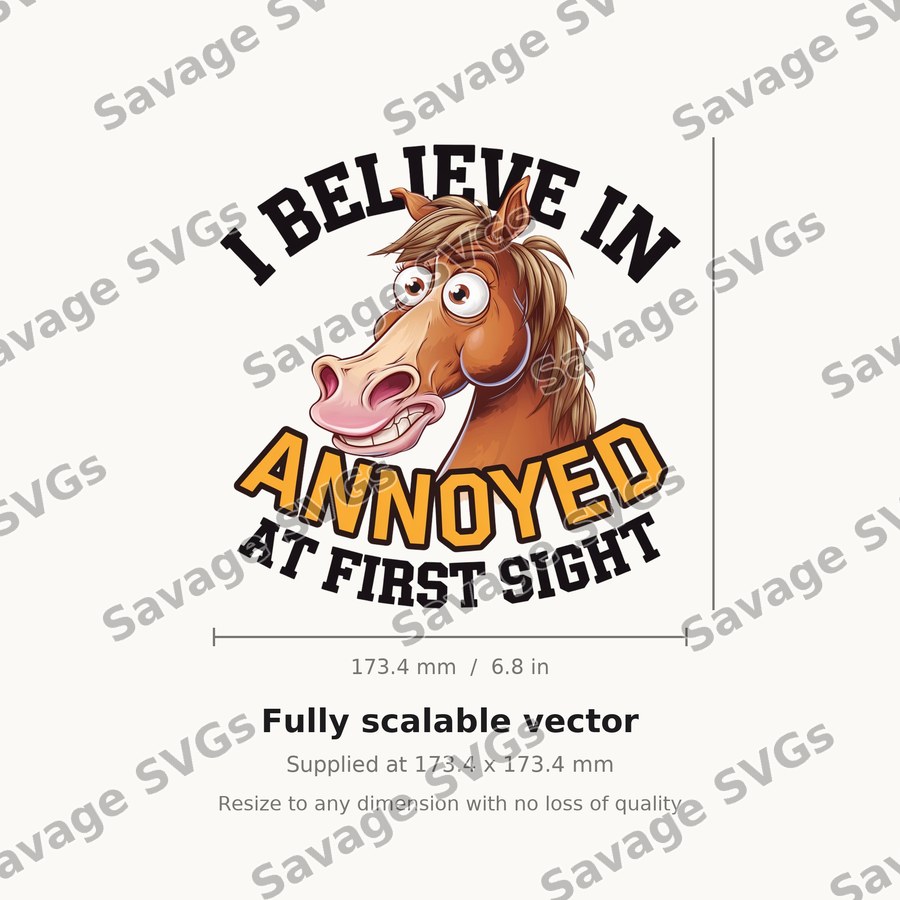 I Believe In Annoyed At First Sight