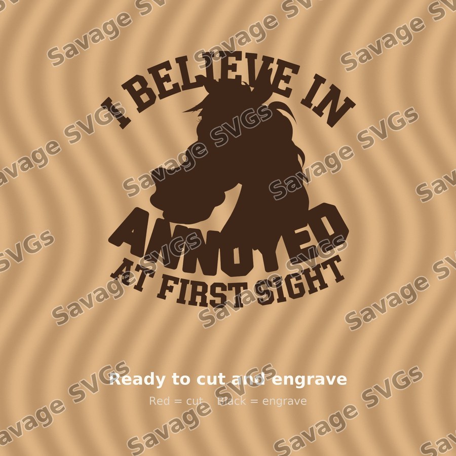 I Believe In Annoyed At First Sight