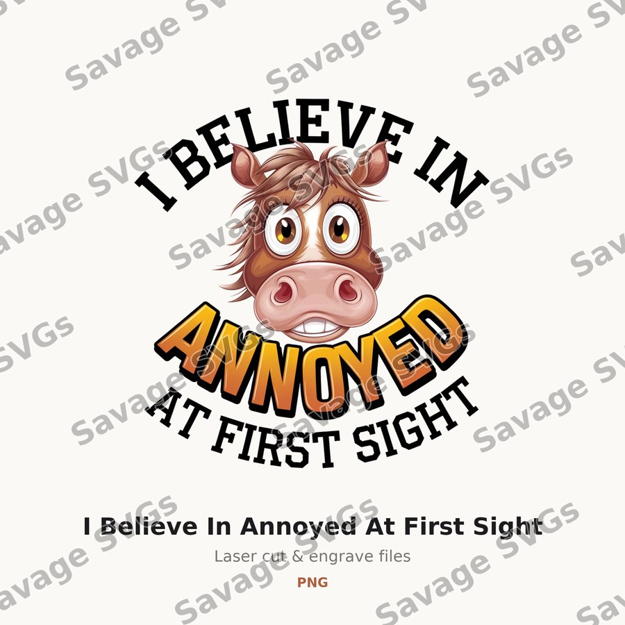 I Believe In Annoyed At First Sight