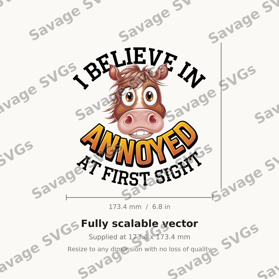 I Believe In Annoyed At First Sight