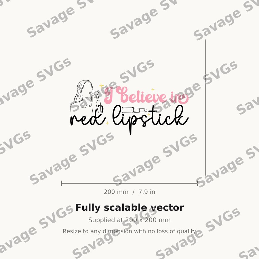 I Believe In Red Lipstick