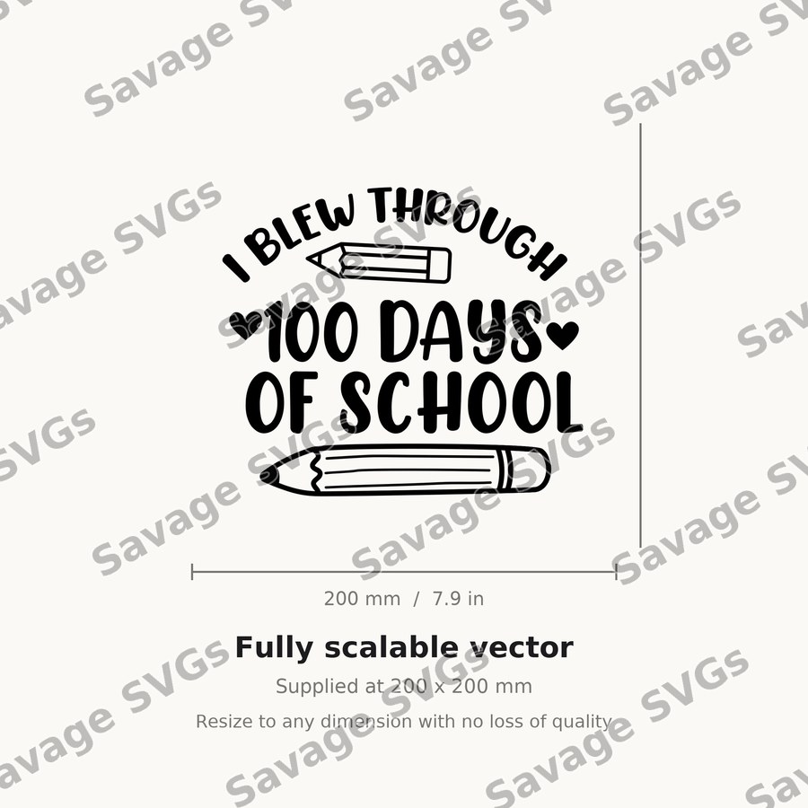 I Blew Through 100 Days Of School