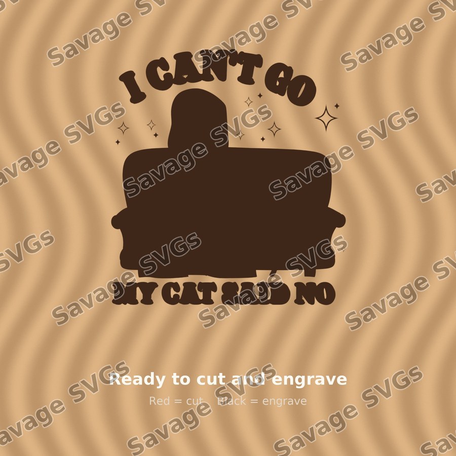 I Can't Go My Cat Said No