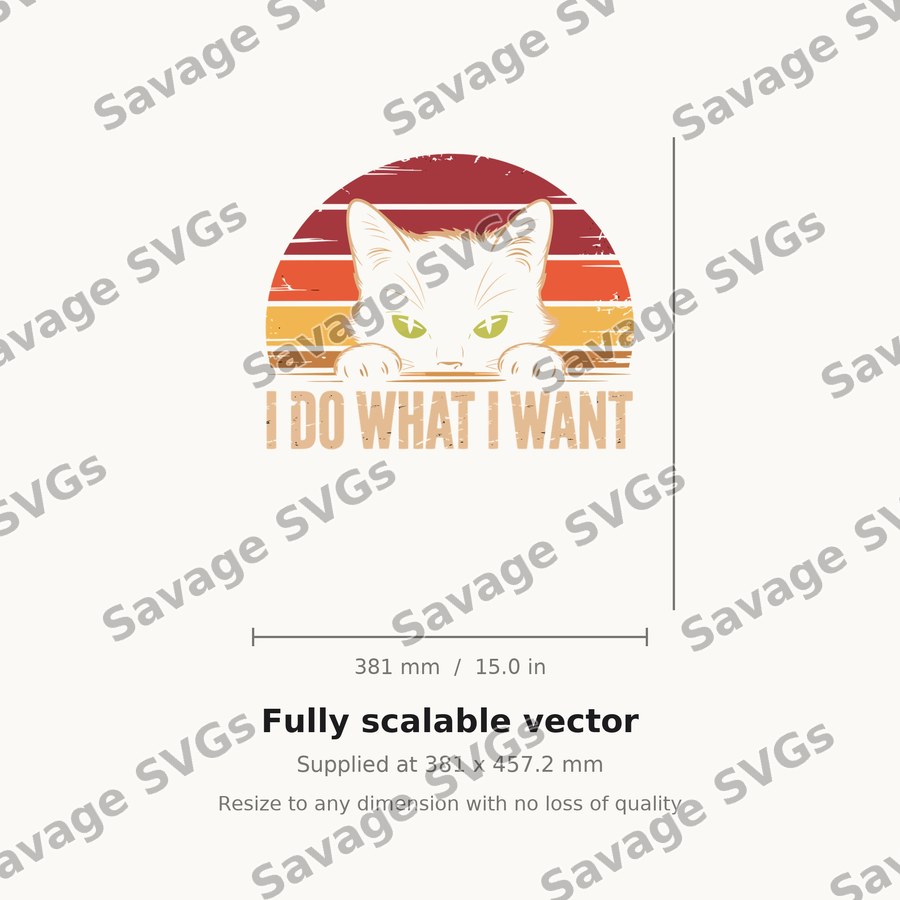 I Do What I Want Cat