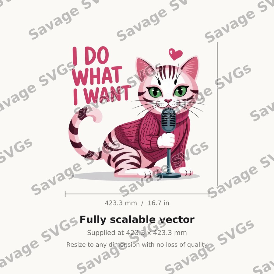 I Do What I Want Cat
