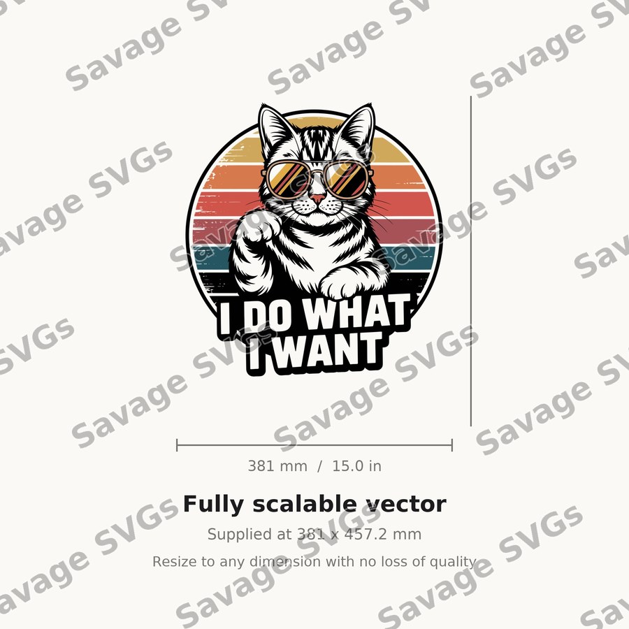 I Do What I Want Cat