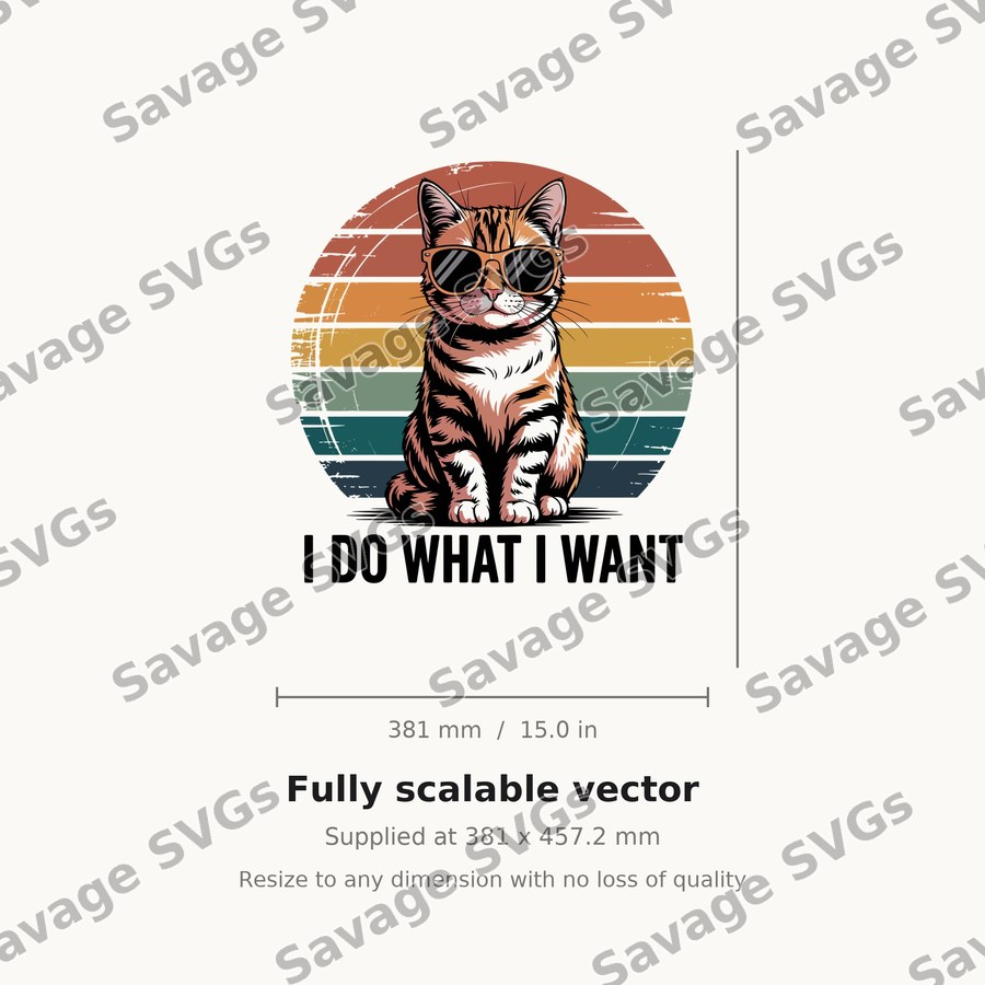 I Do What I Want Cat