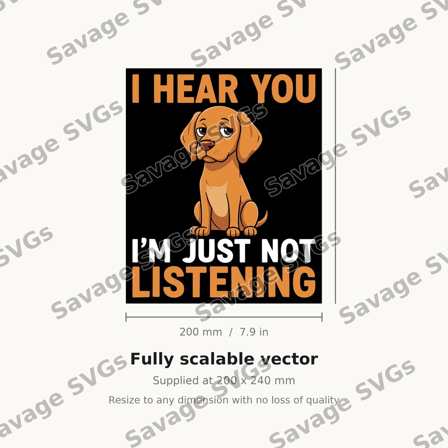 I Hear You I'm Not Listening
