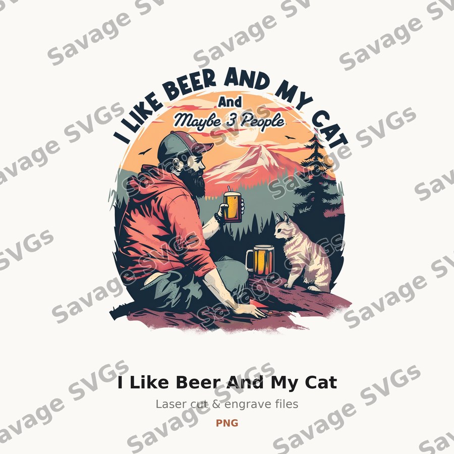 I Like Beer And My Cat