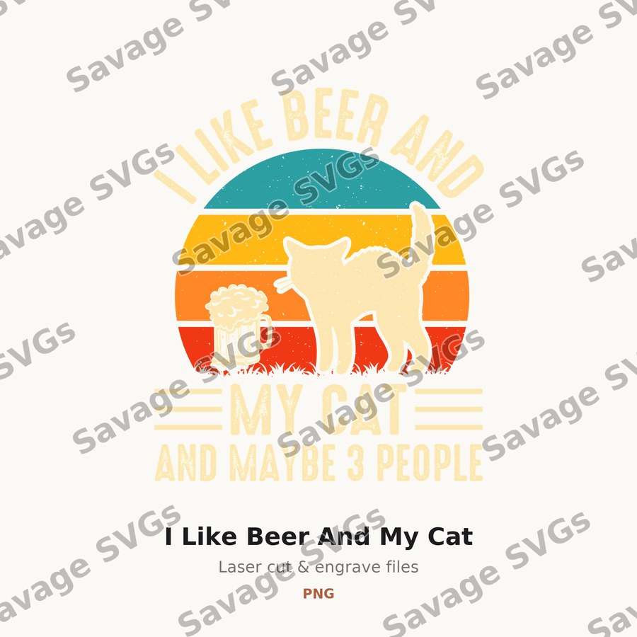 I Like Beer And My Cat
