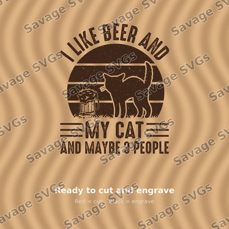 I Like Beer And My Cat