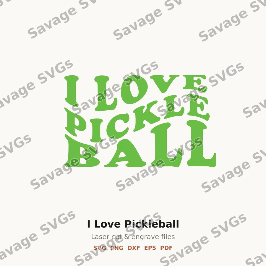 I Love Pickleball