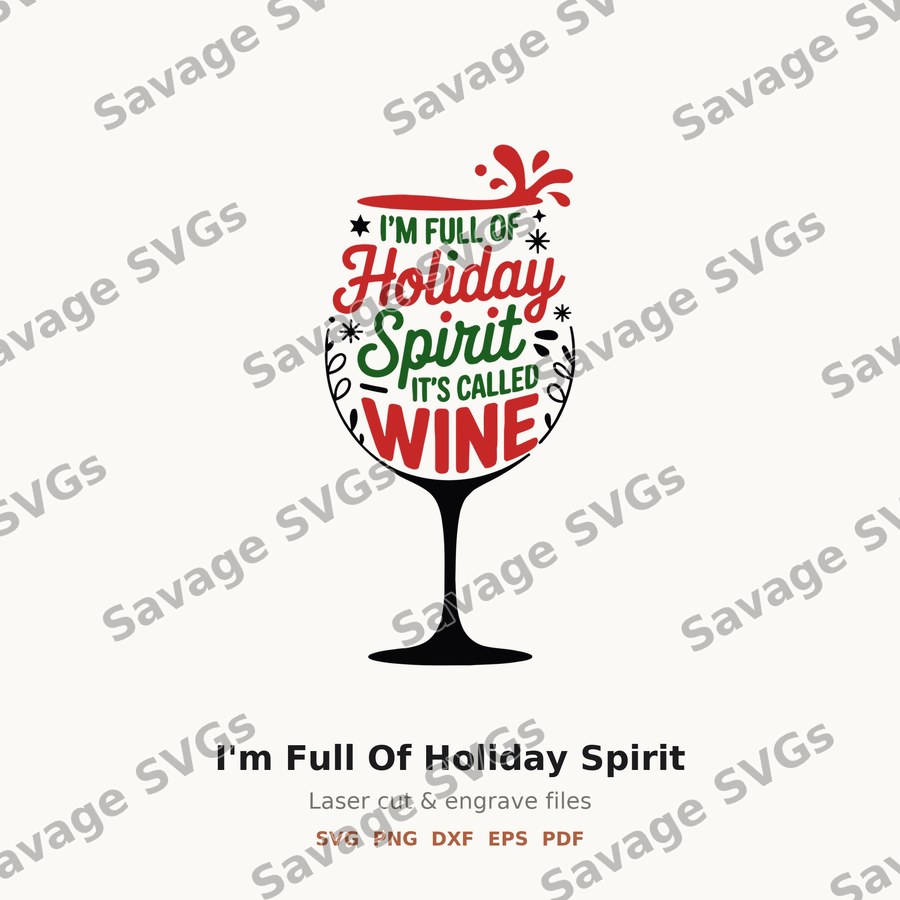 I'm Full Of Holiday Spirit