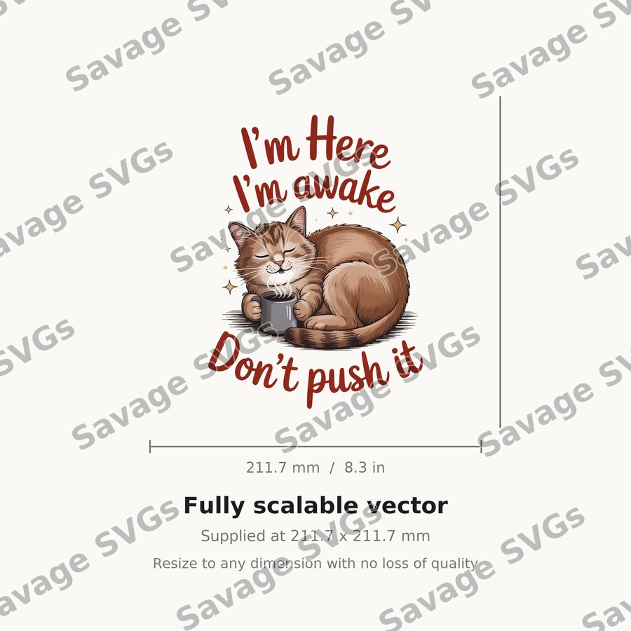 I'm Here I'm Awake Don't Push It