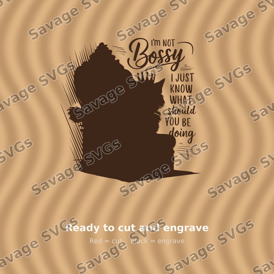 I'm Not Bossy Royal Cat
