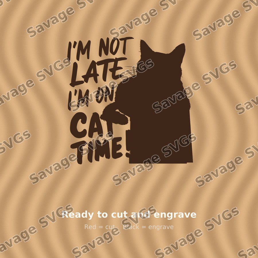 I'm Not Late I'm On Cat Time