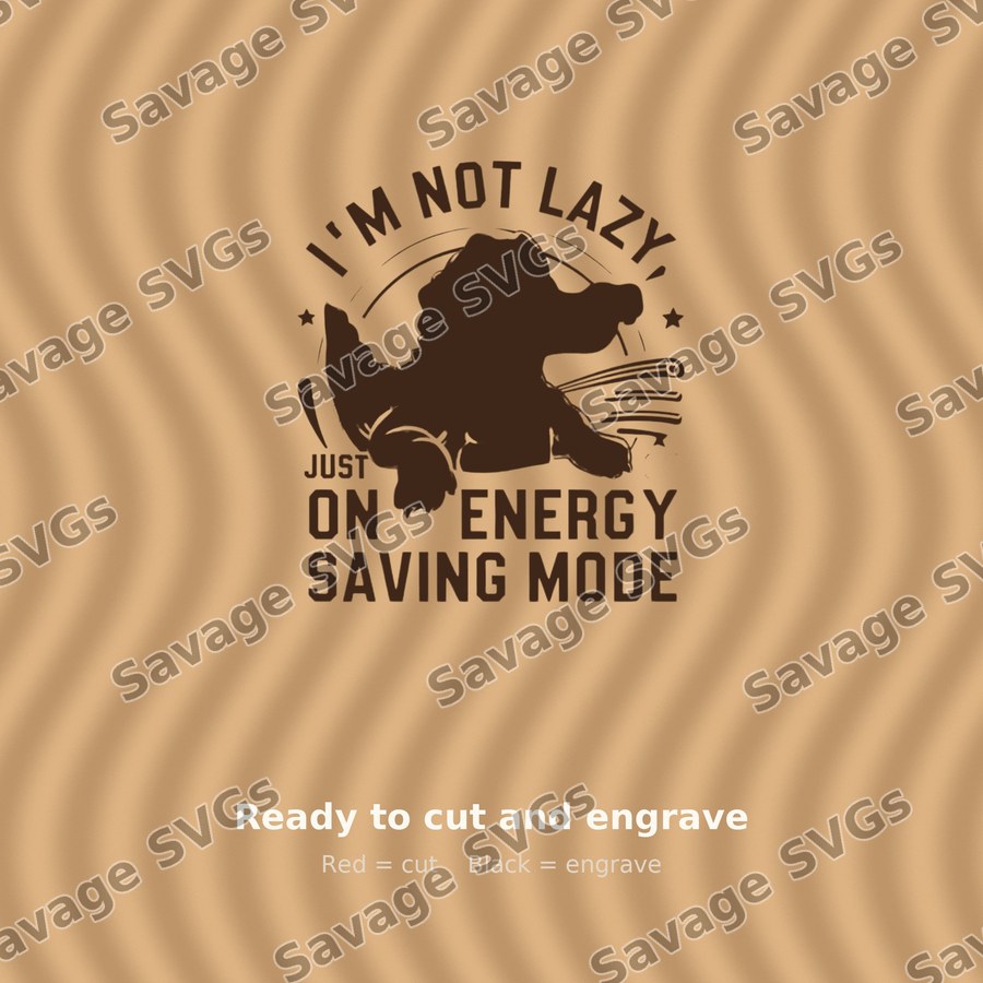 I'm Not Lazy Alligator