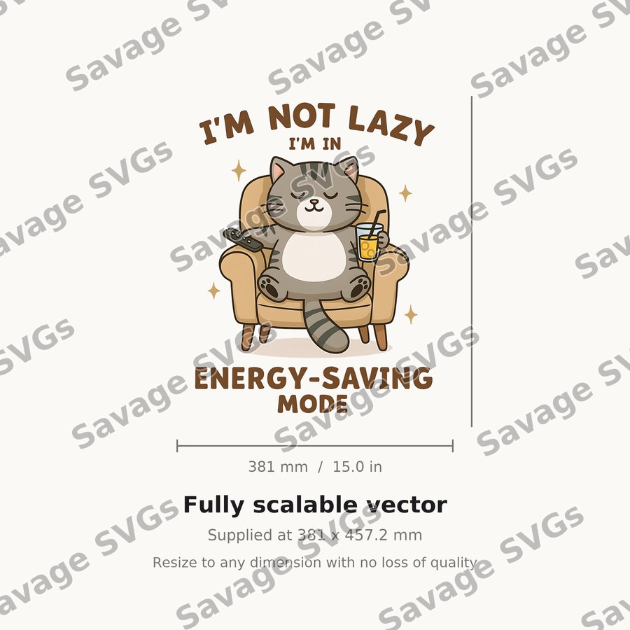 I'm Not Lazy Energy Saving Mode