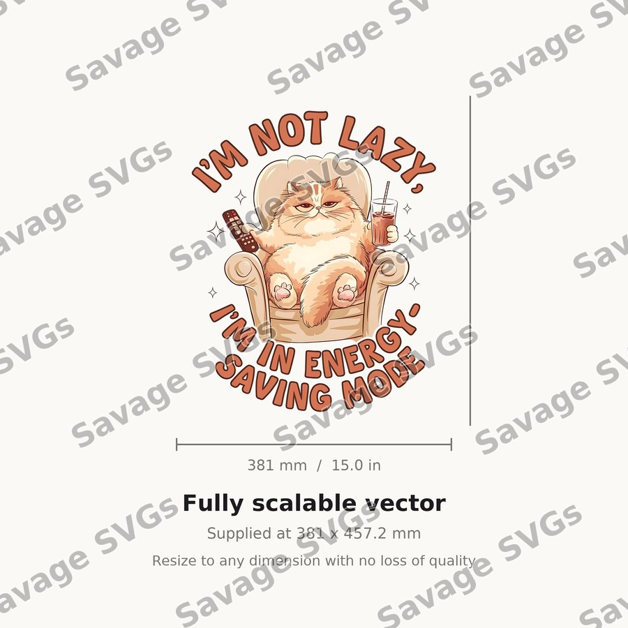 I'm Not Lazy Energy Saving Mode