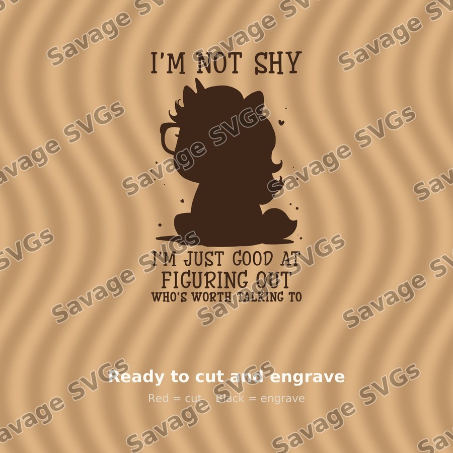 I'm Not Shy Unicorn