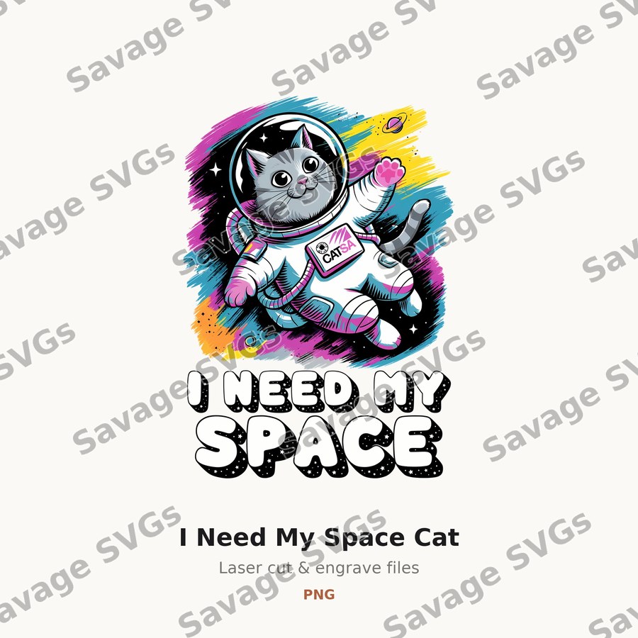 I Need My Space Cat