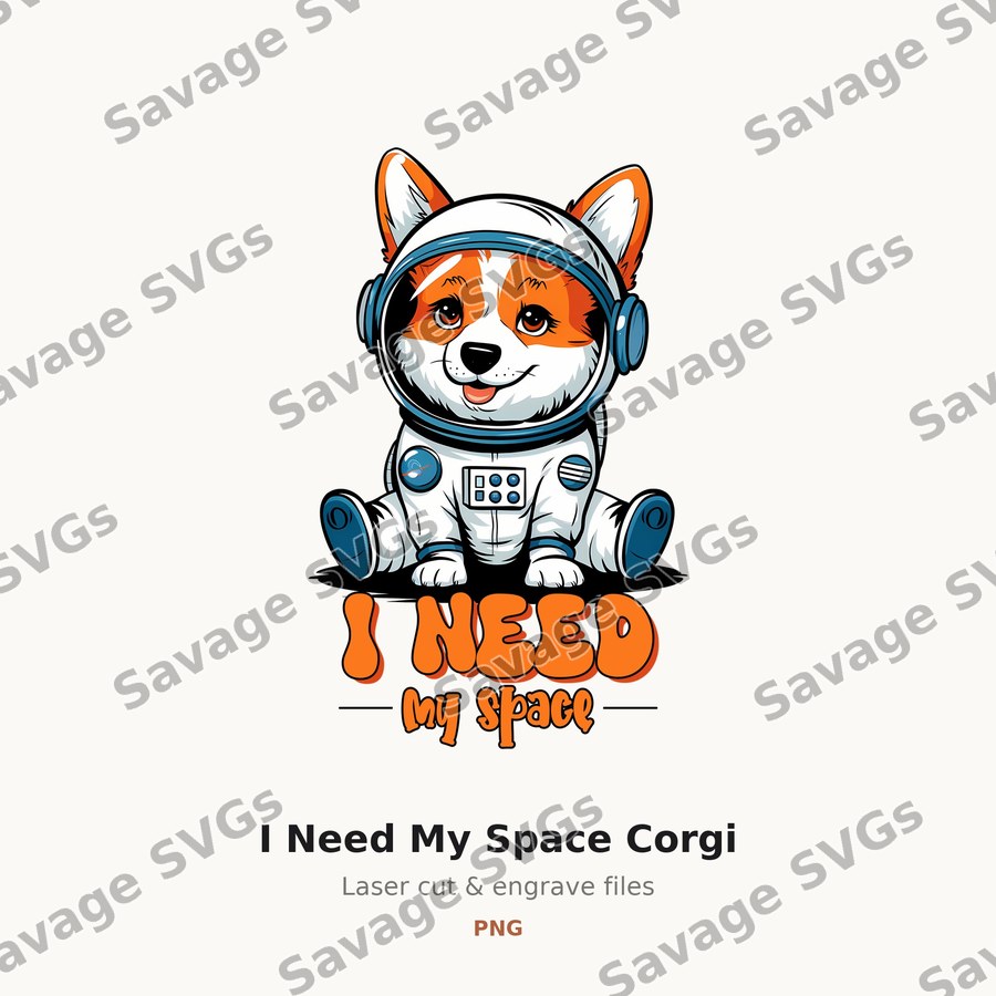 I Need My Space Corgi