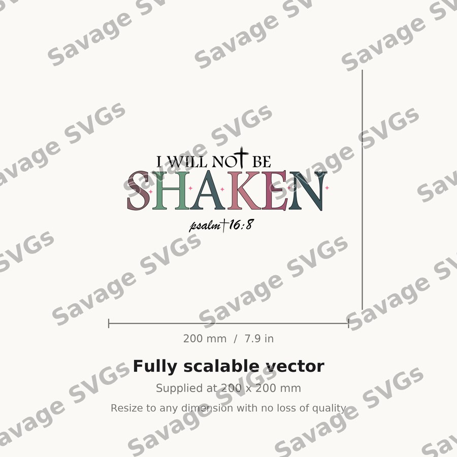 I Will Not Be Shaken