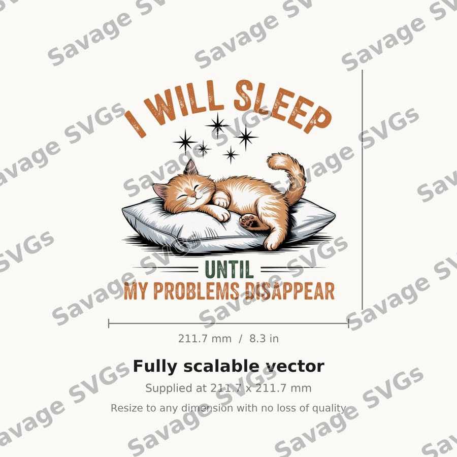 I Will Sleep Until My Problems Disappear