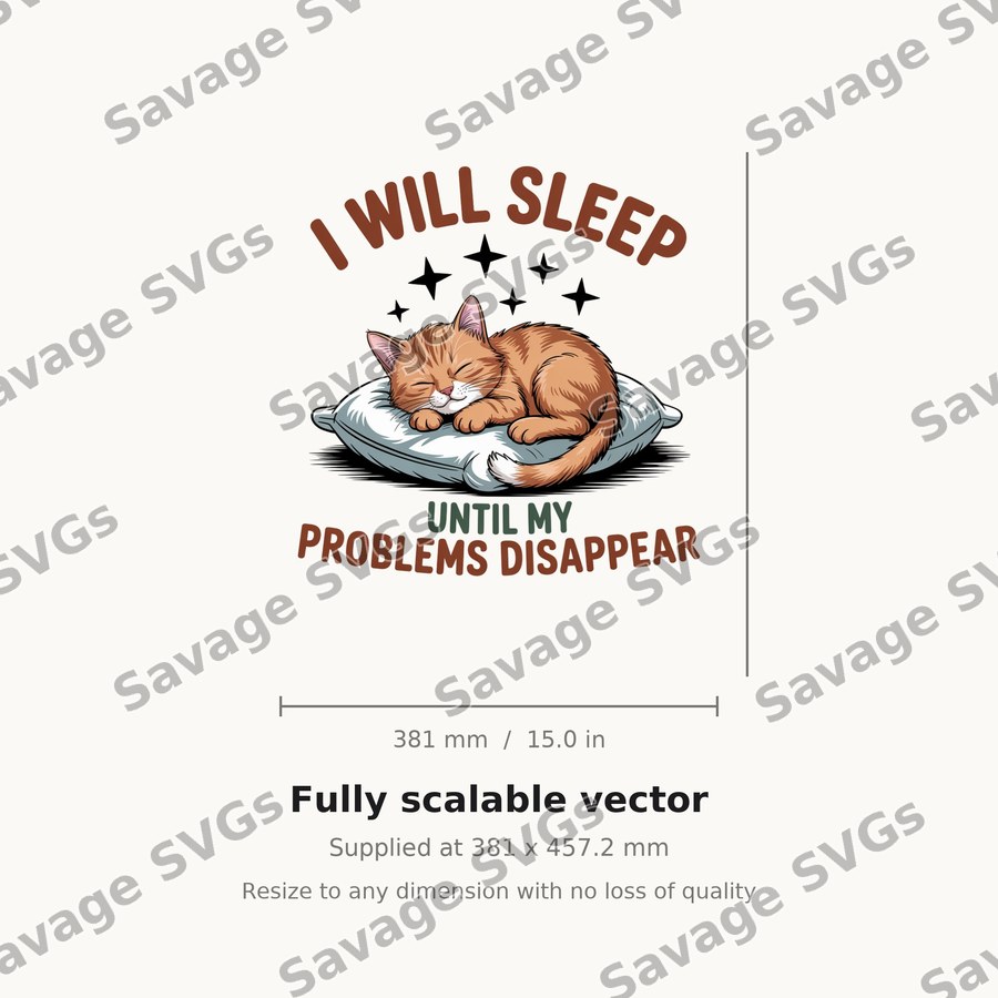 I Will Sleep Until My Problems Disappear