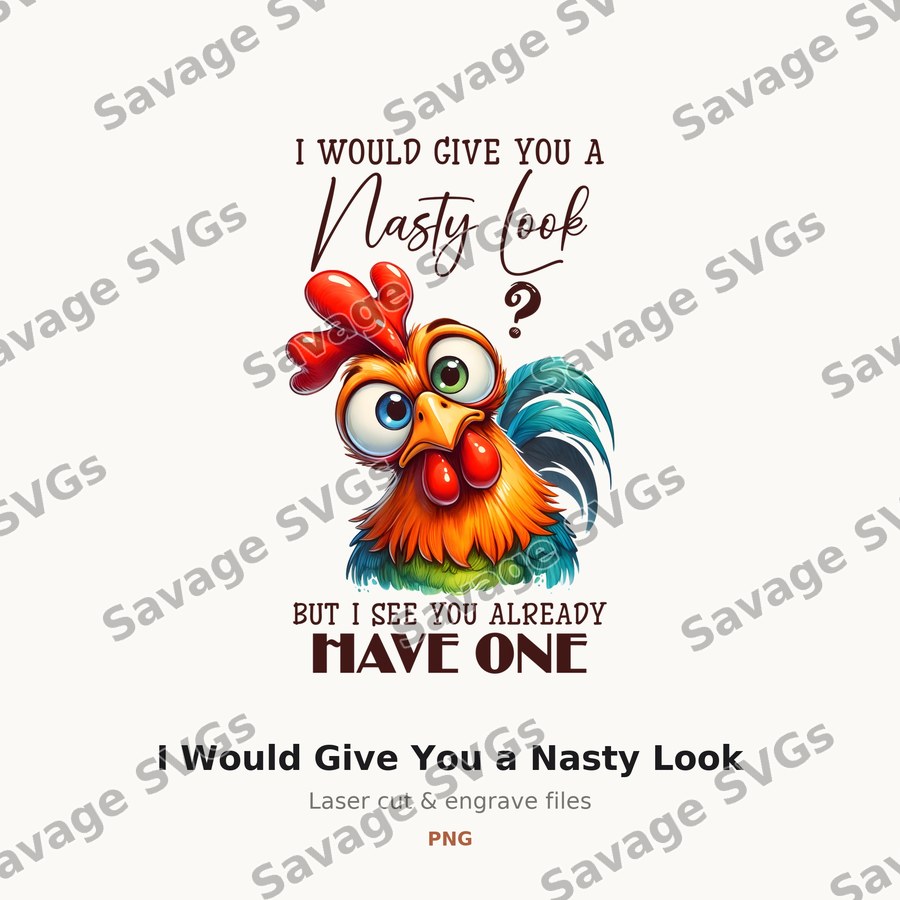 I Would Give You a Nasty Look
