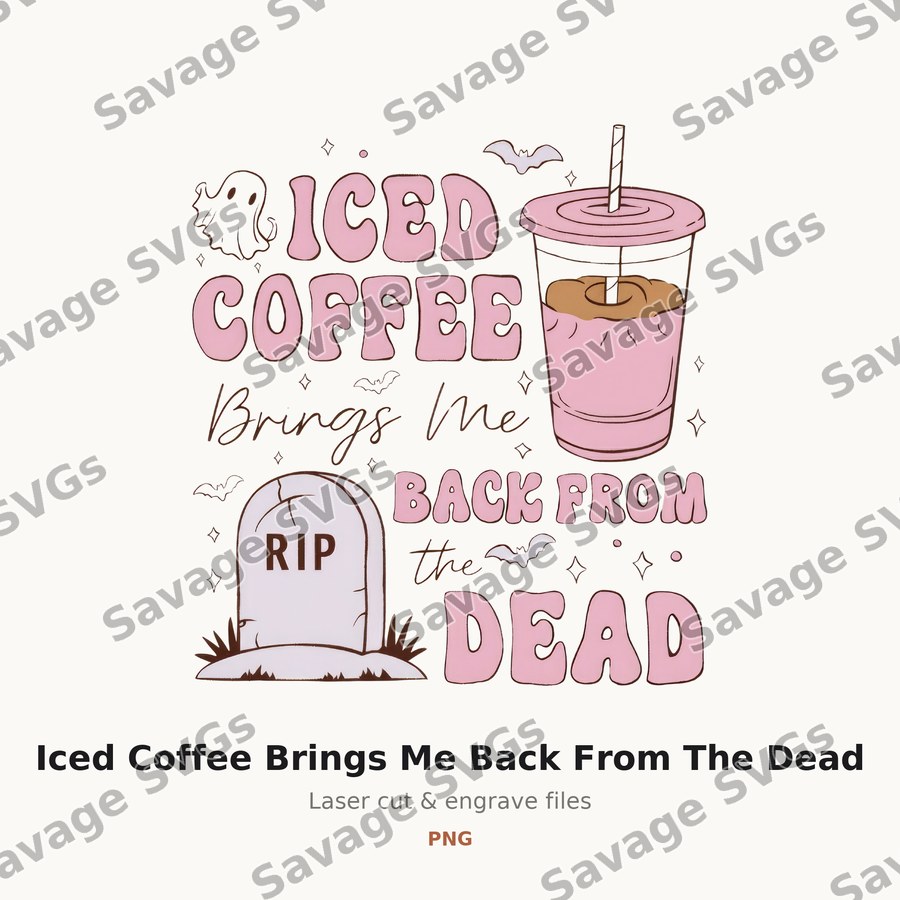Iced Coffee Brings Me Back From The Dead