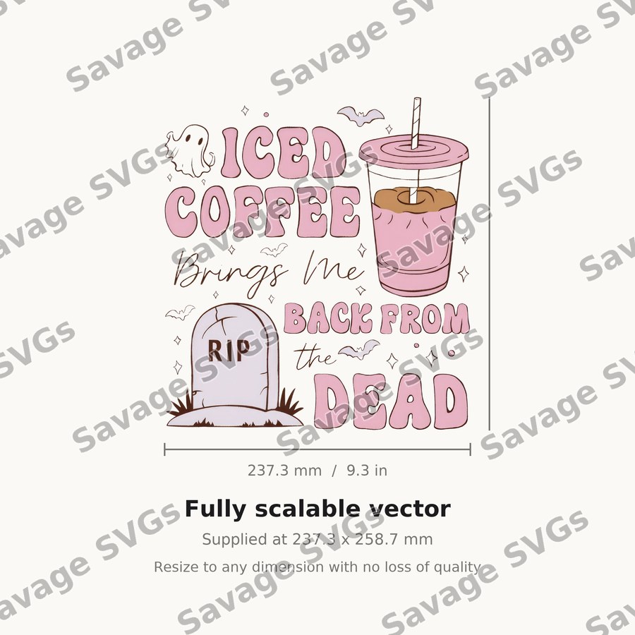 Iced Coffee Brings Me Back From The Dead