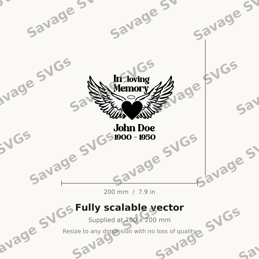 In Loving Memory Wings