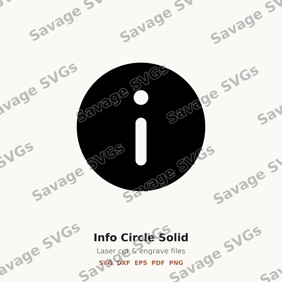 Info Circle Solid