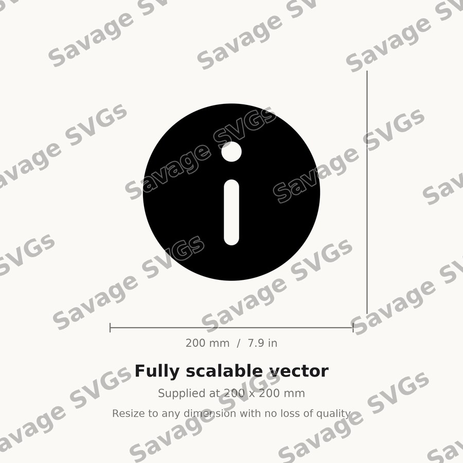 Info Circle Solid