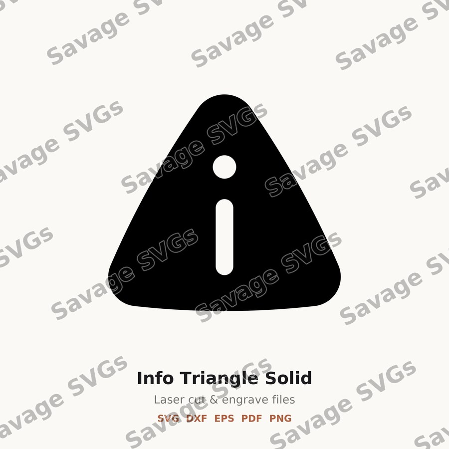 Info Triangle Solid