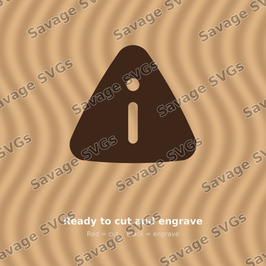 Info Triangle Solid