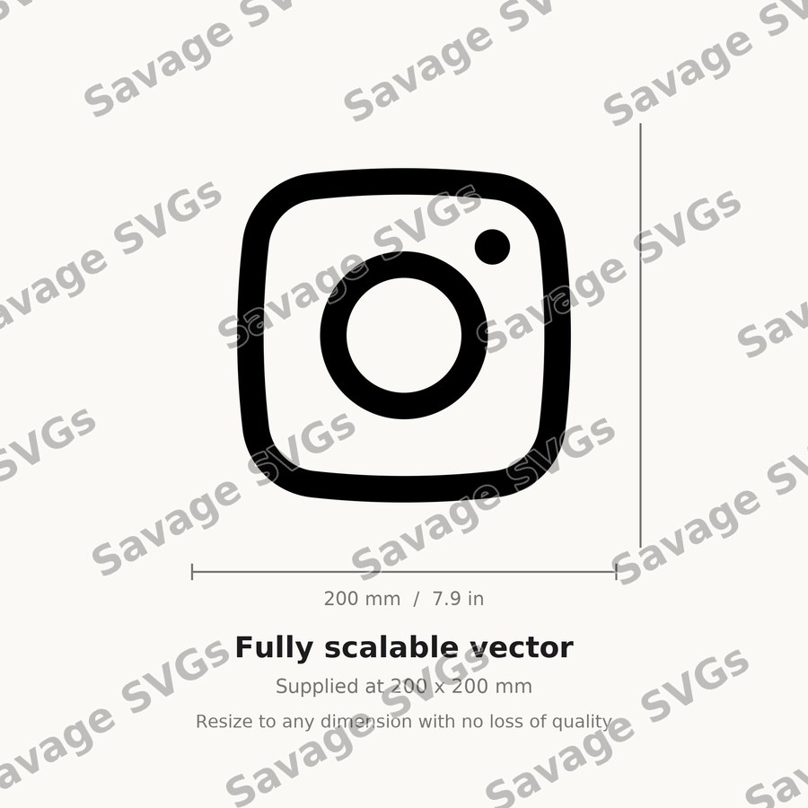 Instagram Outline