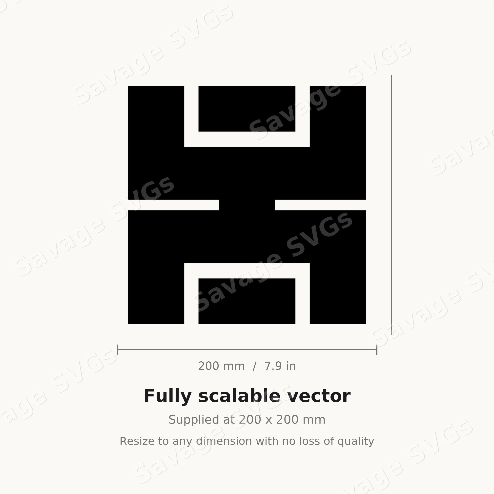 Interlocking Geometric Puzzle