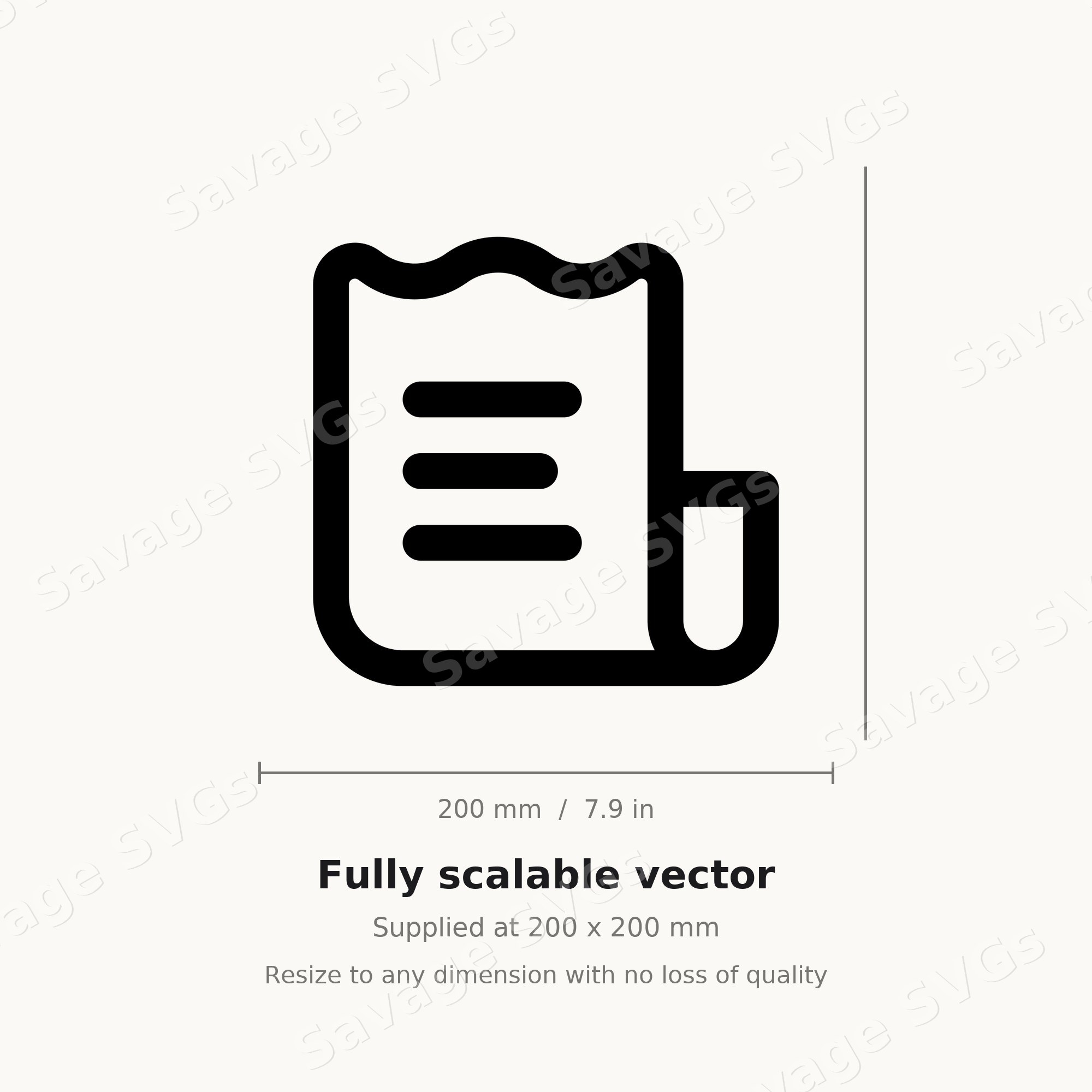 Receipt Paper Icon