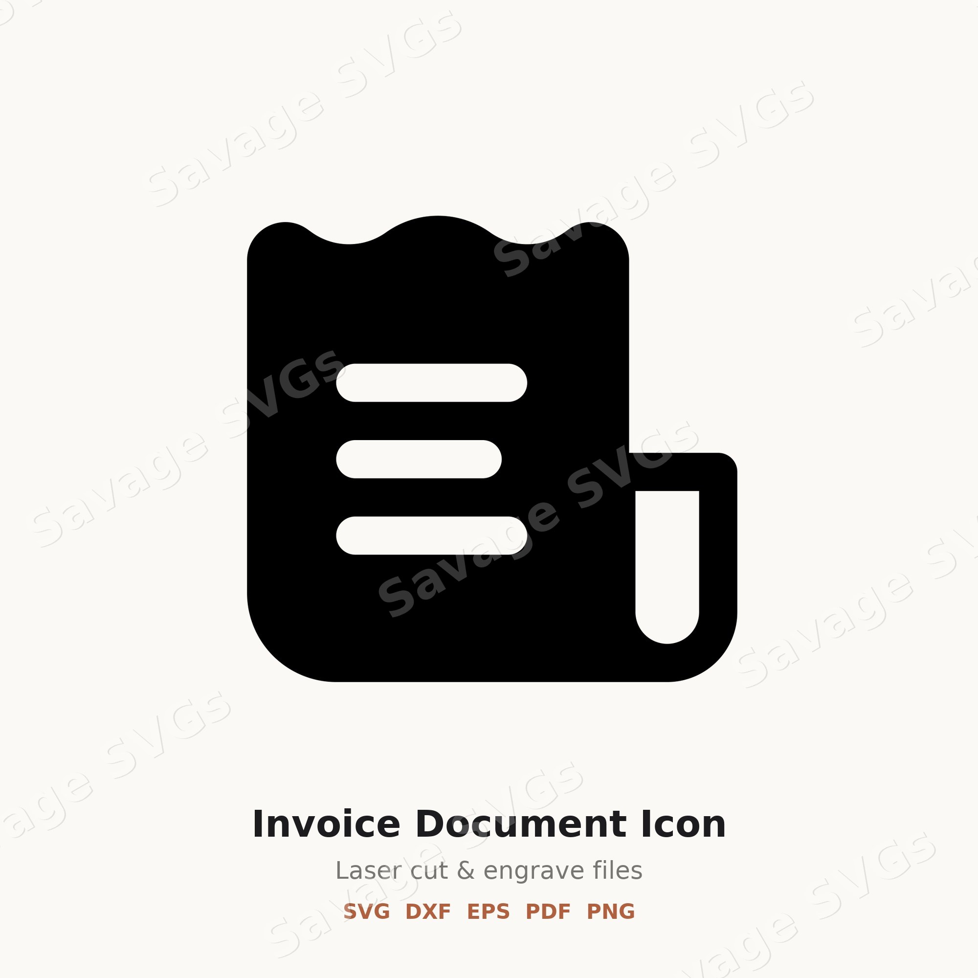 Invoice Document Icon