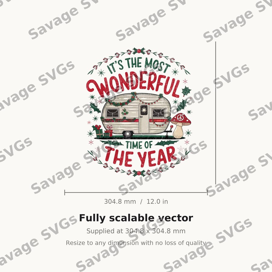 It's The Most Wonderful Time Camper